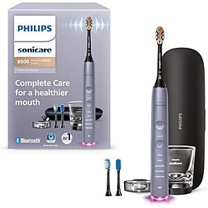 [Prime] $149.96* | Philips Sonicare DiamondClean 9500 Electric Toothbrush 3 Brush Heads at Amazon