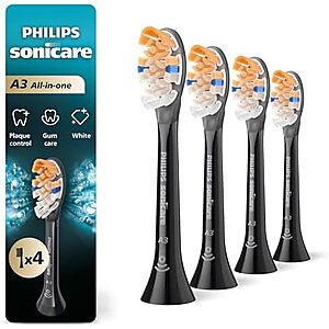 [Prime, SnS] $37.01 | 4-Pack Philips Sonicare A3 Premium All-in-One Toothbrush Heads at Amazon