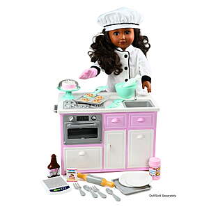 27-Piece My Life As Kitchen Island Baking Play Set for 18" Dolls $4 + Free Shipping w/ Walmart+ or on $35+