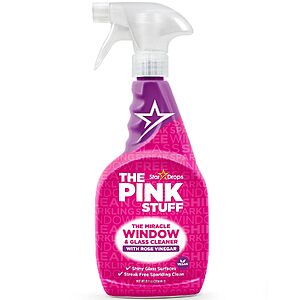 25-Oz Star Drops The Pink Stuff Window & Glass Cleaner Spray $3.93 w/ S&S + Free Shipping w/ Prime or on $35+