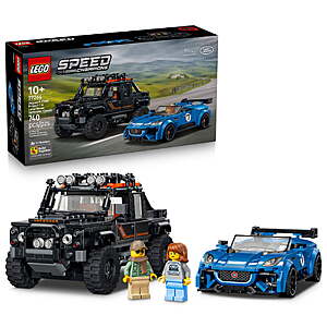 740 Piece LEGO Speed Champions Jaguar Project 7 & Land Rover Defender Building Toy 77264 $59.97 + $11.70 Walmart Cash