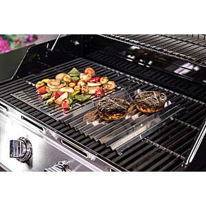2-Pack Char-Broil Reusable Stainless Steel Grill Toppers $6 + Free Shipping w/ Prime or on $35+