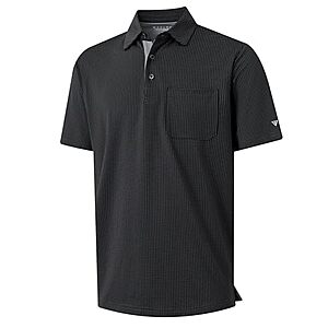M MAELREG Men's Heather Lightweight Golf Polo Shirt (Various) $9.97 + Free Shipping w/ Prime or on $35+