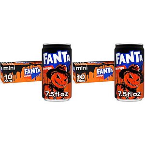 $6.06* | 20-Pk 7.5-Oz Fanta Orange Soda Fruit Flavored Soft Drink at Amazon (30.3￠ each)