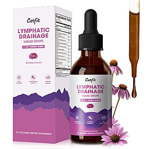 Catfit Lymphatic Drainage Drops Supplements 2 Fl Oz $5.28 + Free Shipping