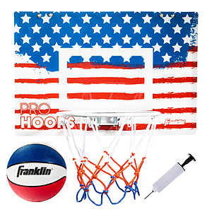 Franklin Sports Over-the-Door Mini Basketball Hoop w/ Ball & Pump $13.99 + Free Shipping w/ Walmart+ or on $35+
