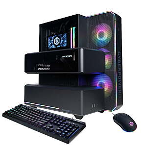 CyberPowerPC Gaming PC, AMD Ryzen 7 9850X3D, NVIDIA GeForce RTX 5090 32GB Founders Edition, 32GB DDR5, 2TB SSD, SLC8400WST $4299
