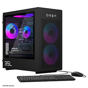 HP OMEN 35L Gaming Desktop, Nvidia GeForce RTX 5070Ti, Intel Core i7-14700F, 32GB DDR5, 1TB SSD, Windows 11