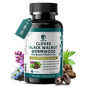 Lukaree Wormwood Black Walnut Clove Cleanse for Humans $8.77