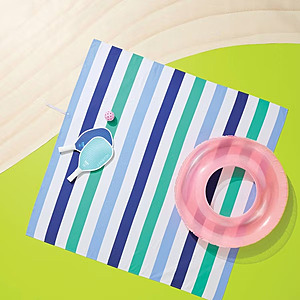 60"x60" Sun Squad Beach Blanket w/ Strap (Various) $10 + Free Shipping w/ Target 360, Circle Card, or on $35+