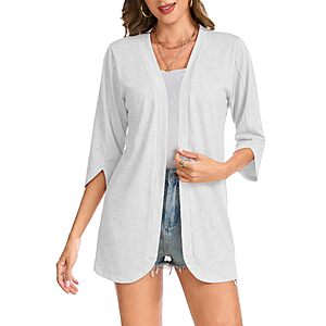 Bosmeer 3/4 Sleeve Women's Cardigan (Various) $5.49 + Free Shipping w/ Prime or Orders $35+