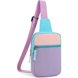 Cotmcor Girls' Colorblock Crossbody Sling Bag w/ Adjustable Strap (Select Colors) from $6.49 + Free Shipping w/ Prime or on $35+