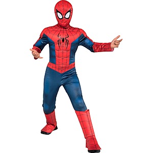 Jazwares Marvel Spider-Man Brand New Day Kids Halloween Costume Padded Jumpsuit w/ Fabric Mask (S or M) $14.96 + Free Shipping w/ Prime or on $35+