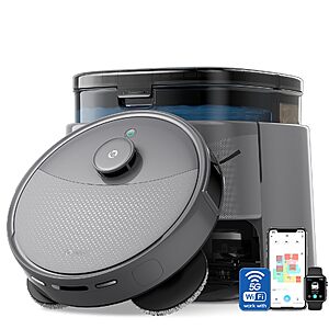 Lefant M3 Max Robot Vacuum and Mop, 20000Pa Suction, 115℉ Hot Water Mop Washing&Drying,Smart Obstacle Avoidance, All-in-One Dock $199.99