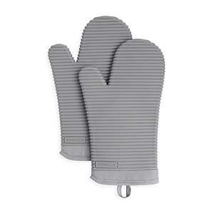 2-Pack KitchenAid Silicone Oven Mitts (Gray or Black) $10.99 + Free Shipping w/ Prime or on $35+
