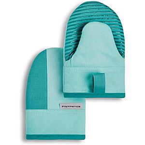 [Prime] 2-Pack KitchenAid Beacon Mini Oven Mitt Set (Aqua Sky) $9.49 + Free Shipping