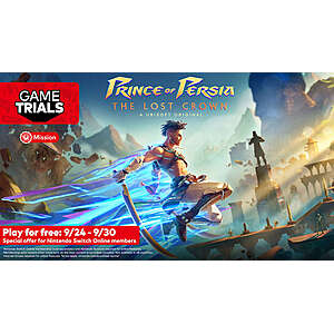 [Nintendo Switch Online Members] Prince of Persia: The Lost Crown Free Trial (09/24-09/30)