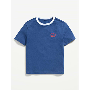 Old Navy Clearance: Boys' Short-Sleeve Graphic T-Shirt (Various) from $1.47, Women's Low-Rise No-Show Thong (Various) from $1.97, & More + Free Shipping on Orders $50+