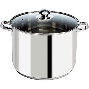 Prime: 8-Quart Ecolution Stainless Steel Stock Pot w/ Glass Lid $18.16 + Free Shipping