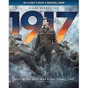 $8.34* | 1917 (Blu-ray + DVD + Digital) at Amazon
