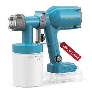 Tilswall Cordless Paint Sprayer Dreamer400 500W Motor (No Battery) $19.99 + FS w/ Prime or $35+