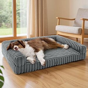 35" Bedsure Orthopedic Memory Foam Large Dog Bed w/ Three-Sided Bolster (3 colors) from $22.79 + Free Shipping w/ Prime or on $35+