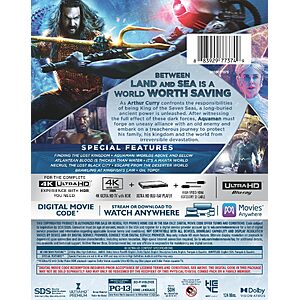 Aquaman and the Lost Kingdom (4K Ultra HD) $14.99 Amazon.com