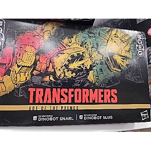 Transformers: Age of the Primes Leader Class G2 Universe Dinobot Snarl and Dinobot Slug Two-Pack on sale @ Ross YMMV $55