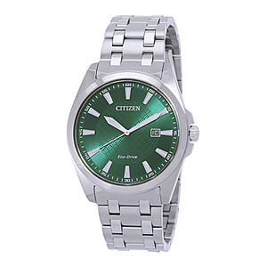 41mm Citizen Men's Peyten Eco-Drive Green Dial SS Watch $179 + FS @ Jomashop