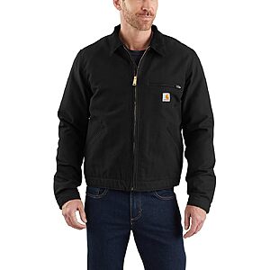 Carhartt Men's Iconic J01 Duck Detroit Jacket, Black, $89.76, Amazon