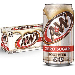 [SnS, AC] $15.02 | 3 × 12-Pack 12-Oz A&W Zero Sugar Root Beer Soda ($5.01 each) at Amazon (41.7￠ each)