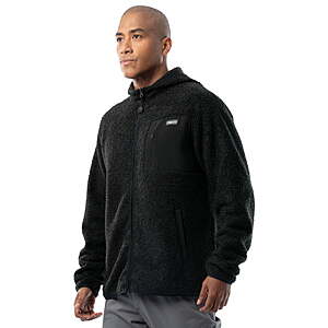 Wrangler Outdoor Men's & Big Men's Full Zip Burly Utility Backpacking Sweater Hoodie, as low as $13.96, Walmart