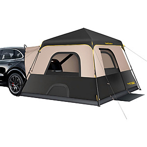 [Prime] FanttikOutdoor Beta C6 Apex 6-Person Instant SUV Car Tent w/ Rainfly (Khaki) $188.99 + Free Shipping