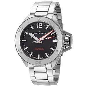 41mm Hamilton  Khaki Navy Frogman Automatic Diving Watch $569 + Free S/H