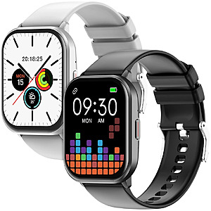 Chrono-Max Bravo 3 Smartwatch with 2.0 Screen (Black or Light Gray) $20 + Free S/H