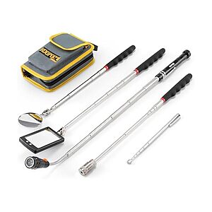 $17.99 | Koopool Telescoping Magnetic Pickup Tool Set w/ Mirror & LED Flashlight at Woot!