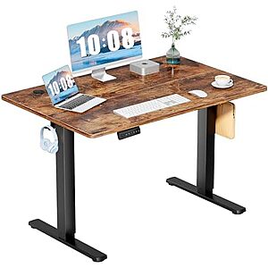 [Prime] $59.44* | 48" Dumos Electric Adjustable Height Workstation Standing Desk at Amazon