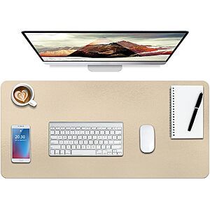 30" x 14" Boutilon PU Leather Desk Pad (Various Colors) $7.80 + Free Shipping w/ Prime or on $35+