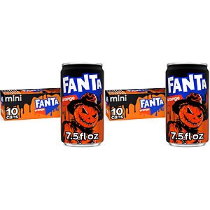 [S&S] Fanta Orange Soda Fruit Flavored Soft Drink, 7.5 fl oz, 20 Pack $8.15