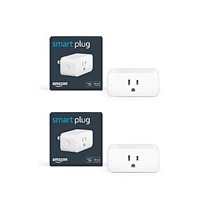 Amazon Smart Plug, Works with Alexa, Simple Setup, Endless Possibilities (2-Pack) $23.98