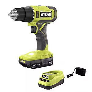 Ryobi ONE+ 18V 1/2" Cordless Hammer Drill Kit w/ 1.5Ah Battery & Charger $74.97 + Free Shipping