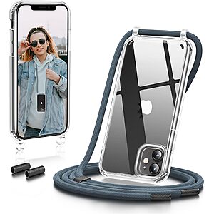 Goodvish iPhone 11 Crossbody Lanyard Case (Pine Green) $7.49 + Free Shipping w/ Prime or on $35+