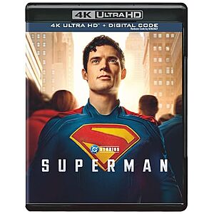$16.99* | Superman (4K Ultra HD + Digital 4K) at Amazon