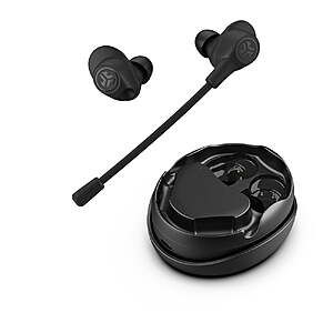 JLab Work Buds in-Ear Wireless Headset with Boom Mic $37