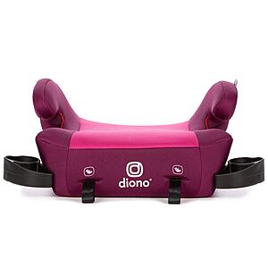 Diono Solana 2 XL 2022, Dual Latch Connectors, Lightweight Backless Belt-Positioning Booster Car Seat, 8 Years 1 Booster Seat, Pink $38.47