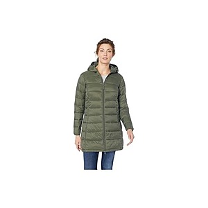 Woot! App: Amazon Essentials Women's Lightweight Water-Resistant Hooded Puffer Coat (Various Sizes) $14.39 + Free Shipping w/ Prime