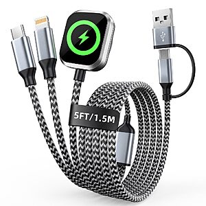 Amazon – MPATIBY 3-in-2 Multi Charging Cable - $5.49 w/ Code