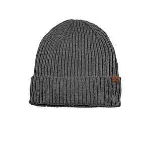 George Men's Ribbed Fleece-Lined Knit Beanie (Charcoal Grey Heather) $2.48 + Free Shipping w/ Walmart+ or on $35+