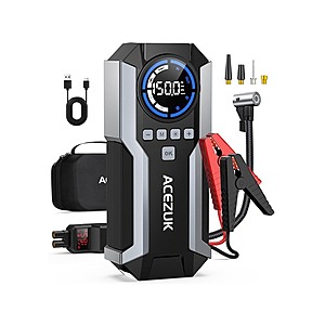 Woot! App: $28.79 | ACEZUK 8000A Jump Starter w/ Air Compressor at Woot!