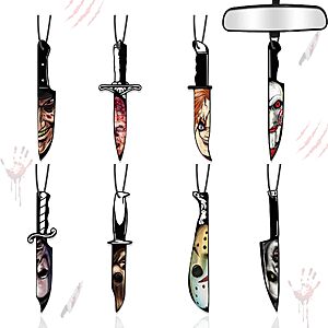Car Air Fresheners Horror Movie Merchandise Gifts Halloween Tree Decoration 8PCS $4.99 AC
